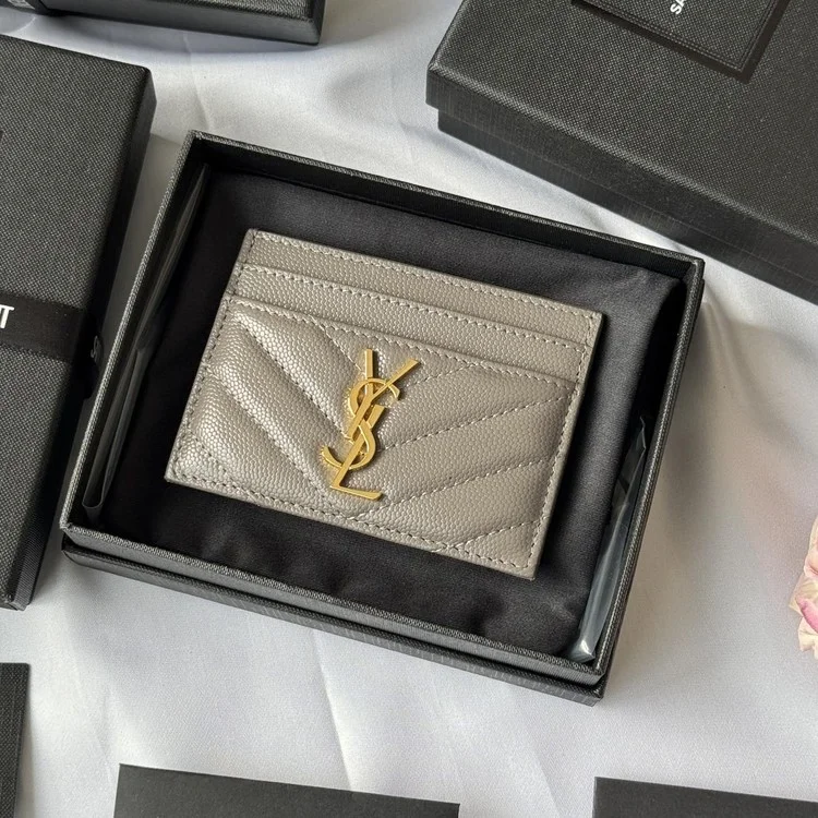 생로랑 모노그램 카드 지갑 423291