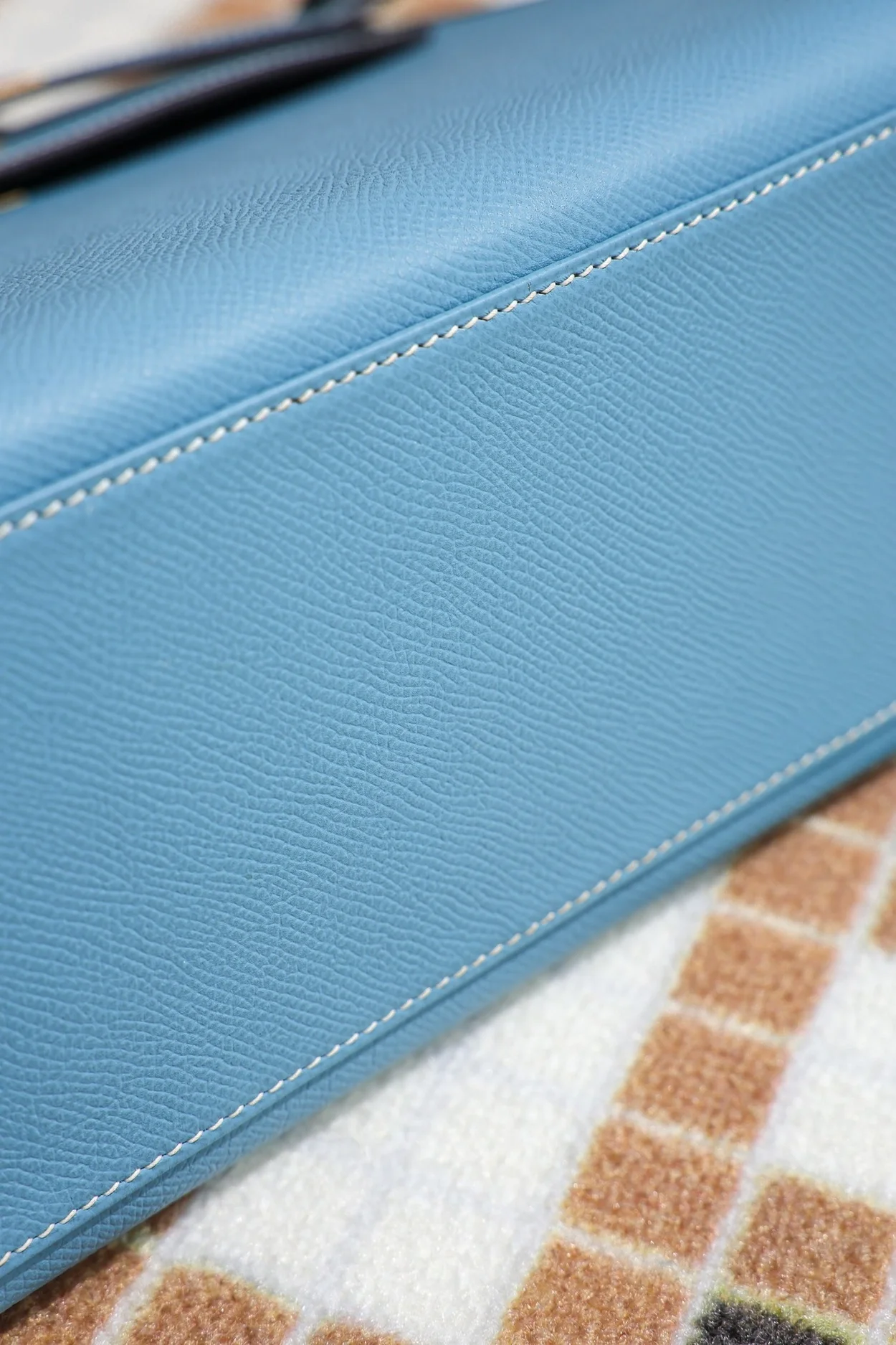 에르메스 켈리 28 셀리에 블루 드 노드 골드 하드웨어 (100% HAND MADE)