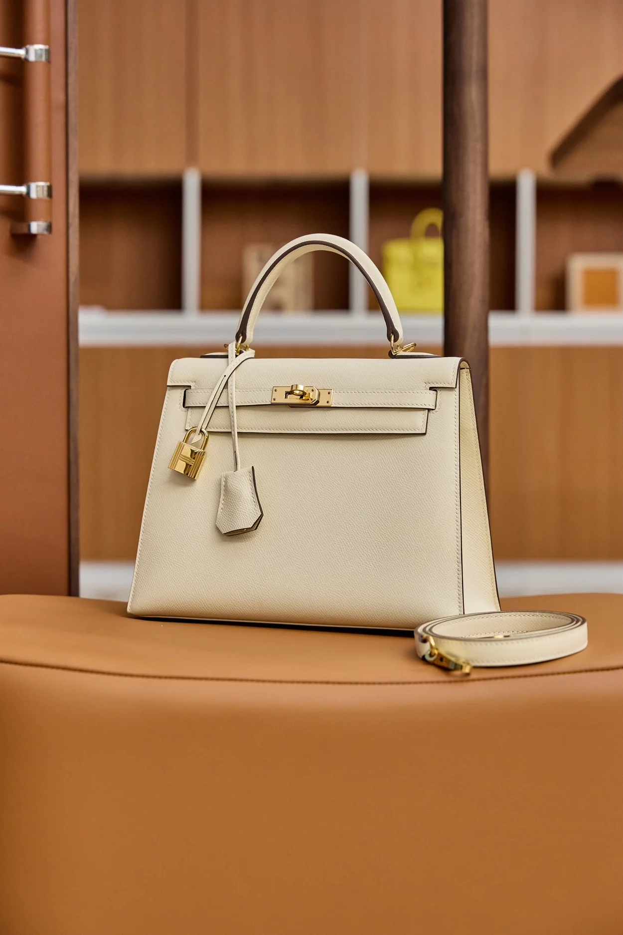 에르메스 켈리 25 셀리에 나타 골드 하드웨어 (100% HAND MADE)