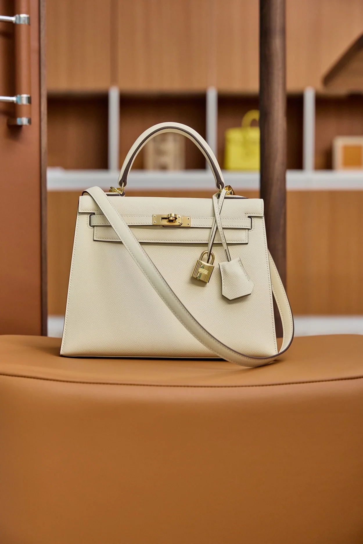 에르메스 켈리 25 셀리에 나타 골드 하드웨어 (100% HAND MADE)