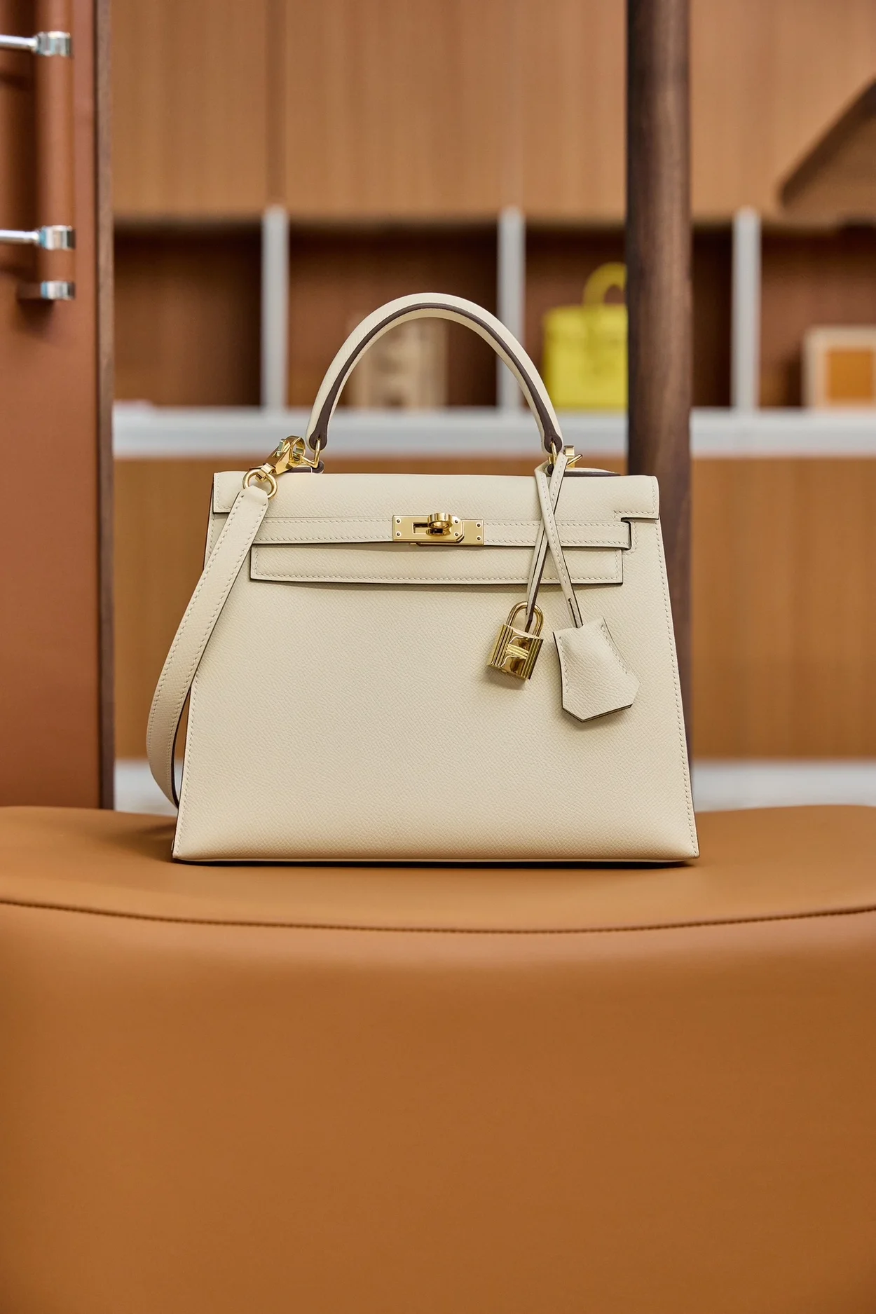 에르메스 켈리 25 셀리에 나타 골드 하드웨어 (100% HAND MADE)