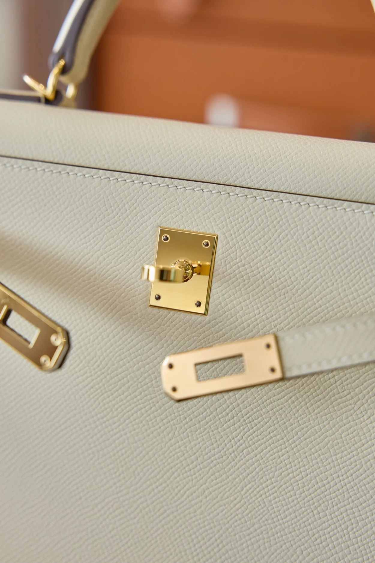 에르메스 켈리 25 셀리에 나타 골드 하드웨어 (100% HAND MADE)