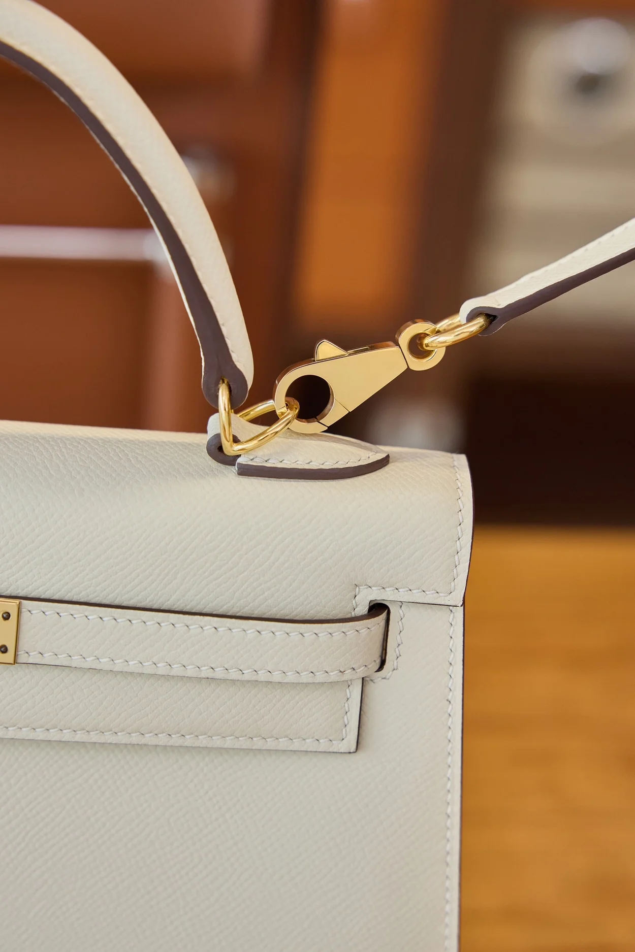 에르메스 켈리 25 셀리에 나타 골드 하드웨어 (100% HAND MADE)