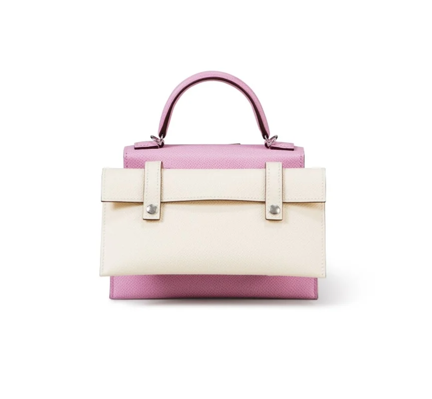 에르메스 켈리돌 픽토 핑크 팔라듐 하드웨어 (100% HAND MADE)