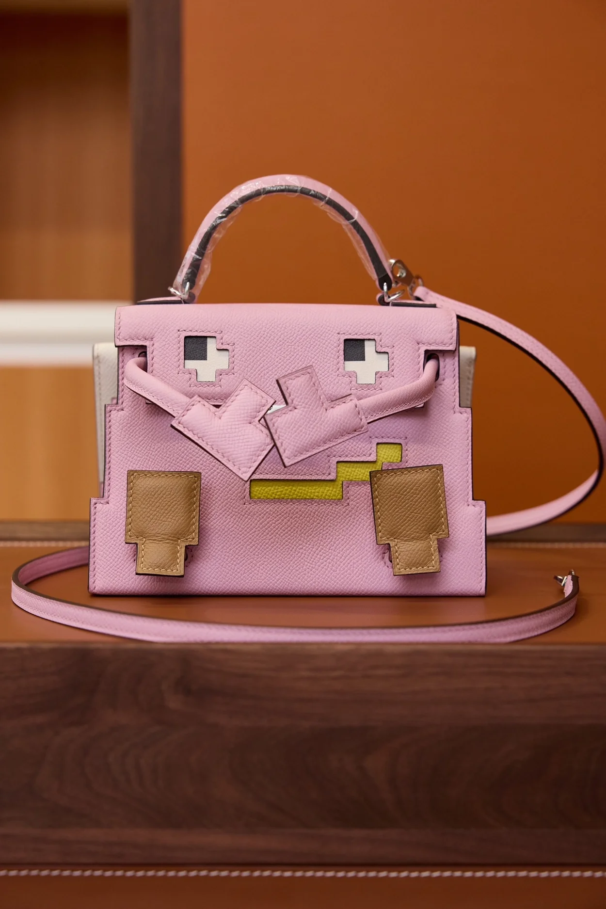 에르메스 켈리돌 픽토 핑크 팔라듐 하드웨어 (100% HAND MADE)