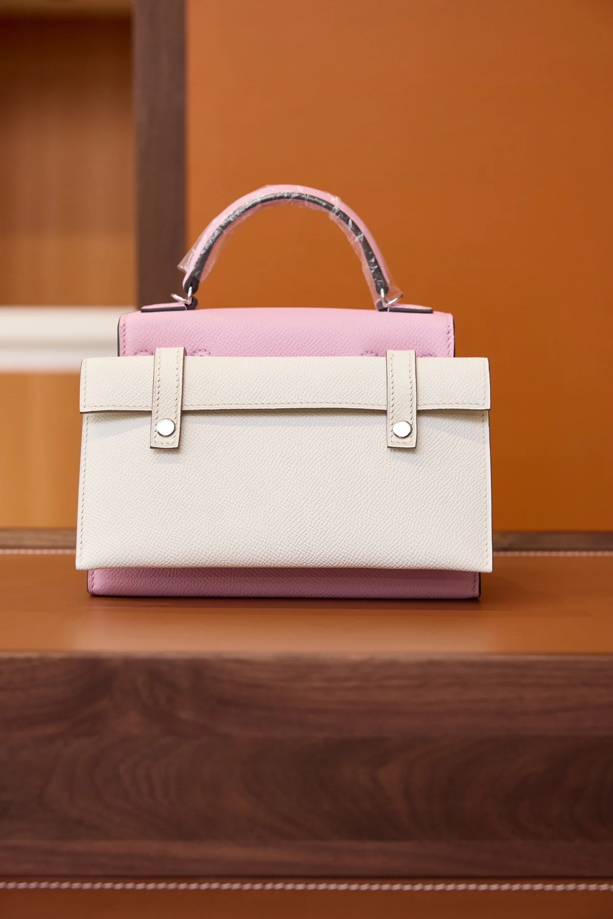 에르메스 켈리돌 픽토 핑크 팔라듐 하드웨어 (100% HAND MADE)