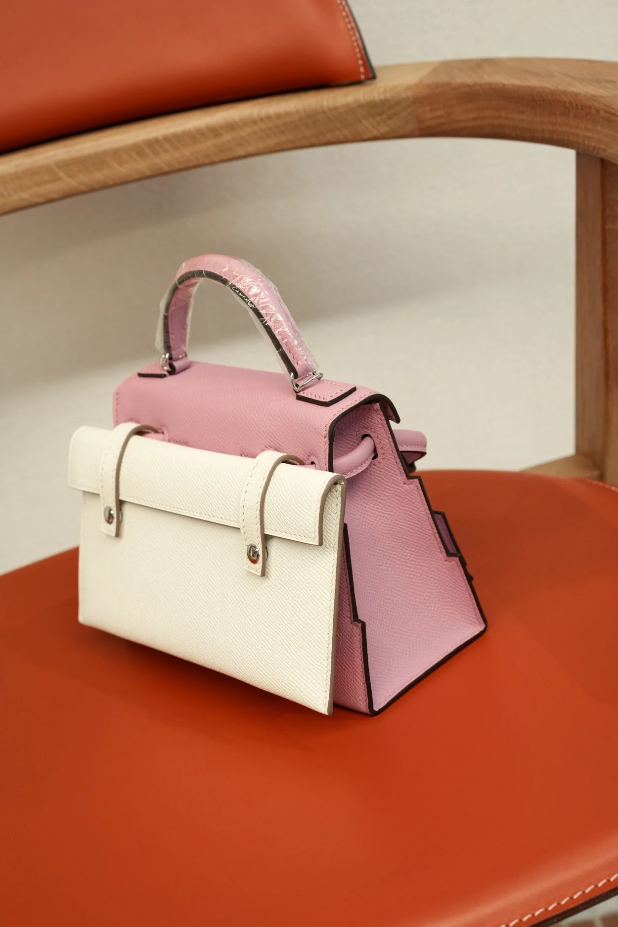 에르메스 켈리돌 픽토 핑크 팔라듐 하드웨어 (100% HAND MADE)