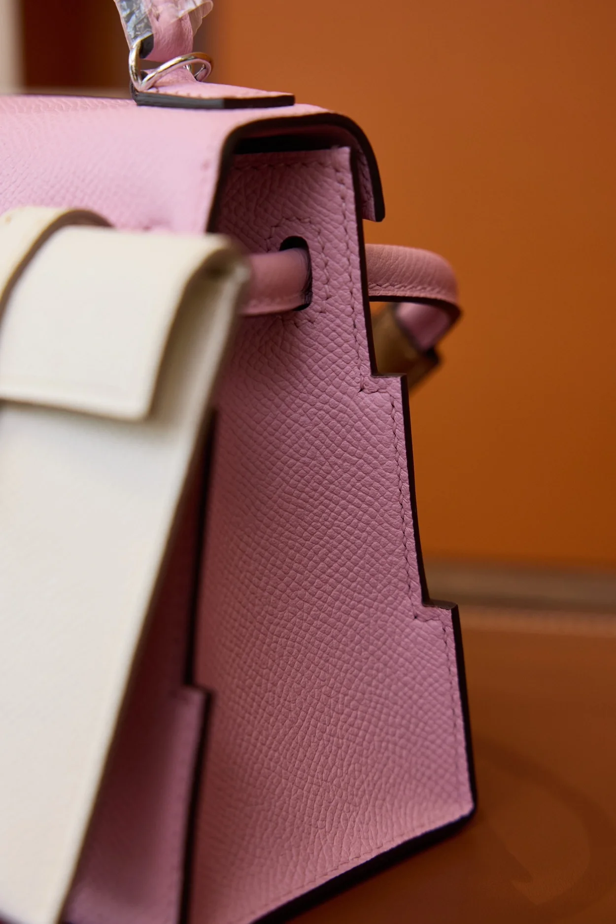 에르메스 켈리돌 픽토 핑크 팔라듐 하드웨어 (100% HAND MADE)