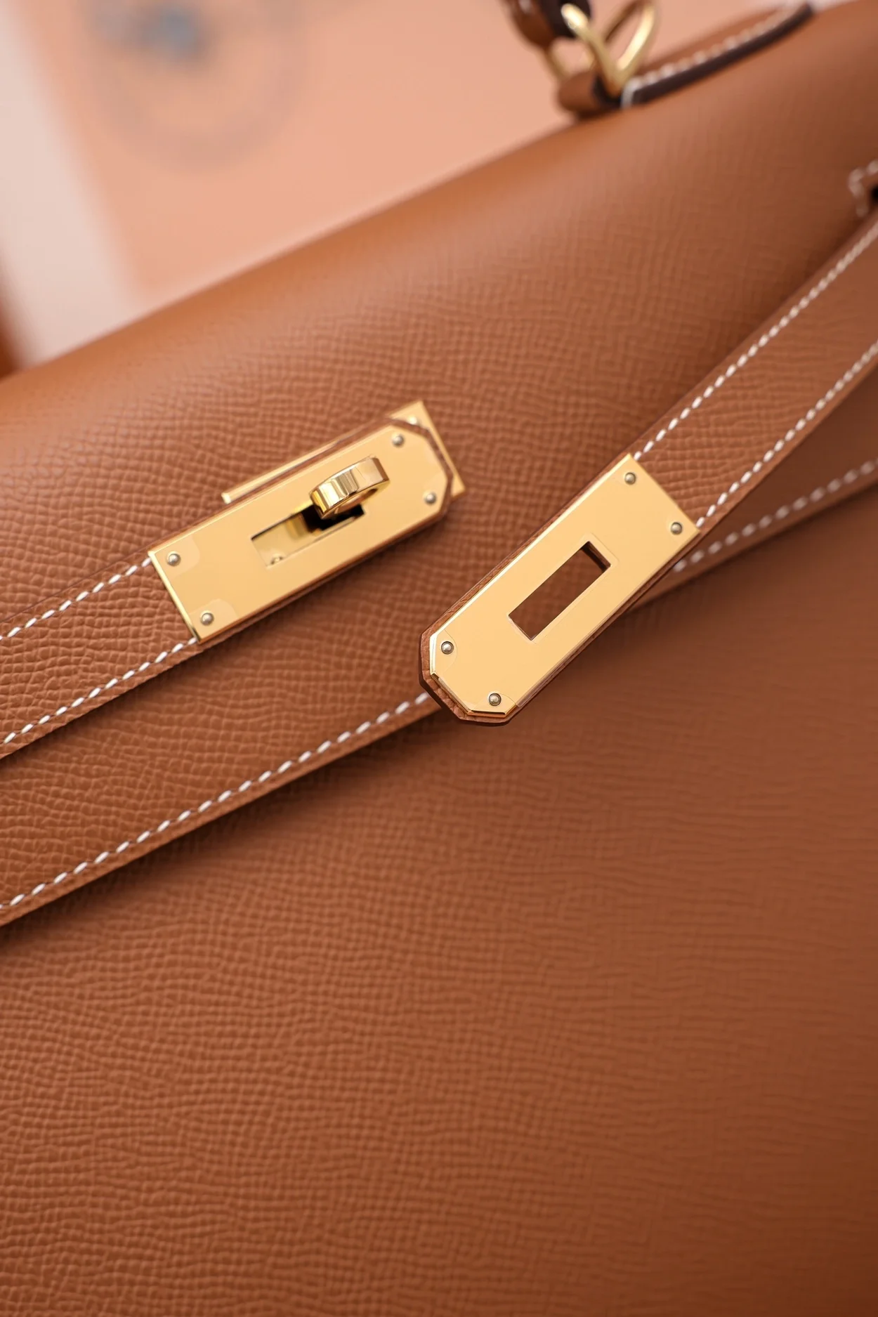 에르메스 켈리 28 셀리에 브라운 골드 하드웨어 (100% HAND MADE)