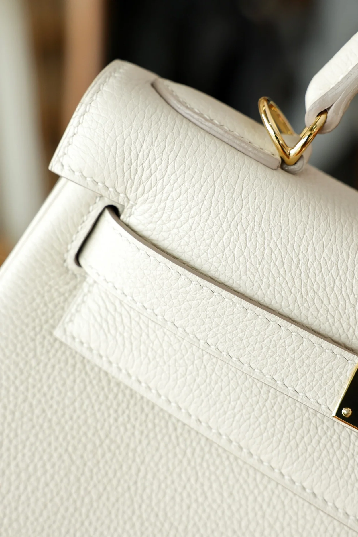 에르메스 켈리 25 르투르네 크레 골드 하드웨어 (100% HAND MADE)