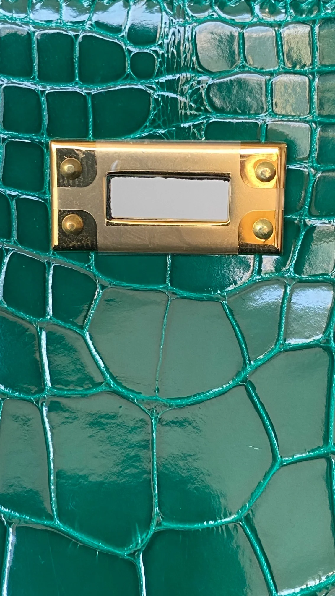 에르메스 켈리 포쉐트 엘리게이터 그린 골드 하드웨어 (100% HAND MADE)