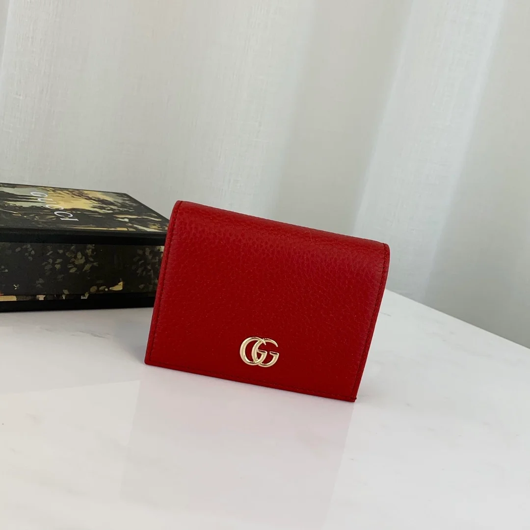 구찌 GG 마몽 가죽 카드케이스