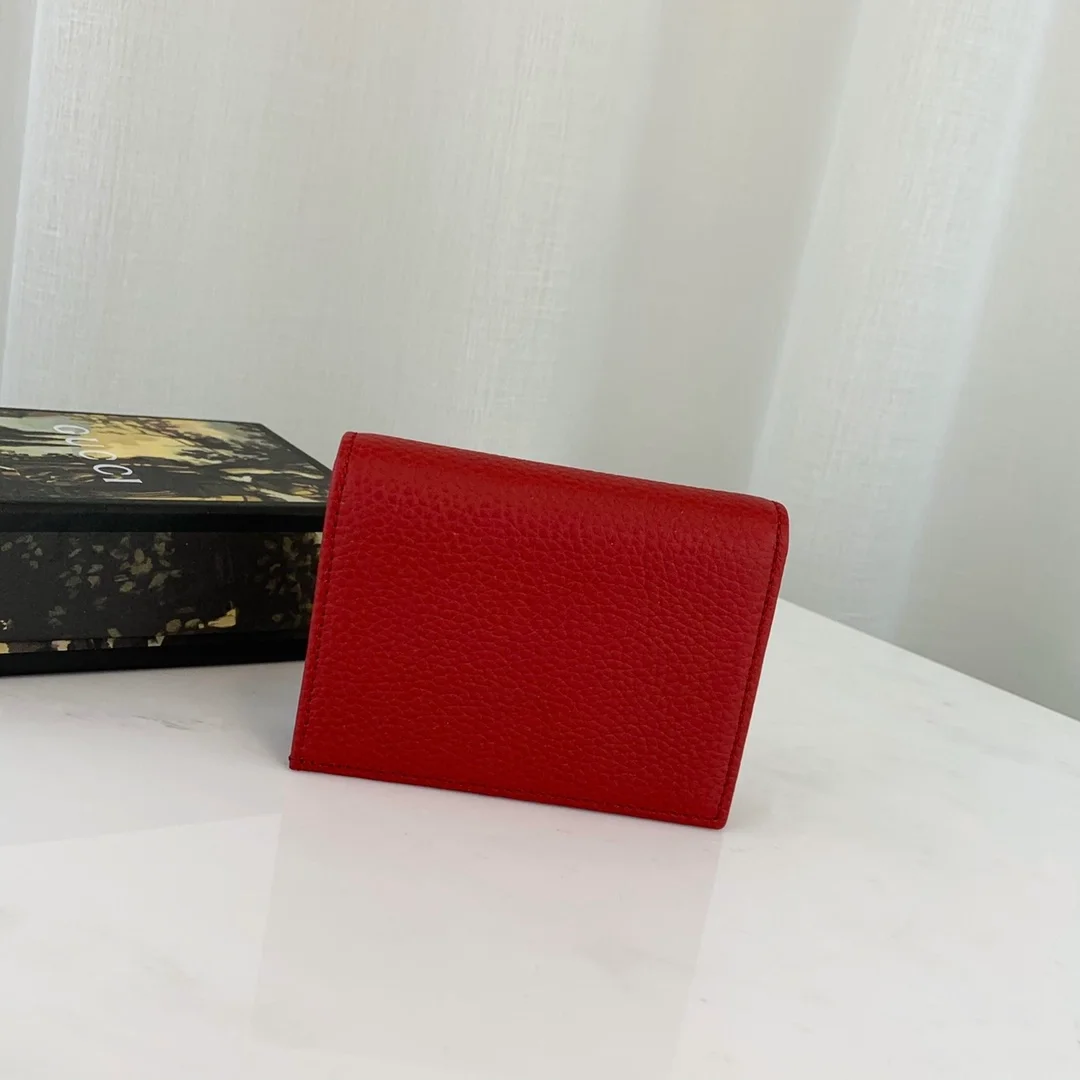 구찌 GG 마몽 가죽 카드케이스