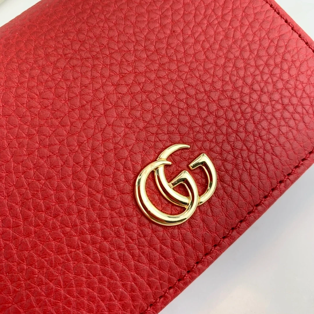 구찌 GG 마몽 가죽 카드케이스