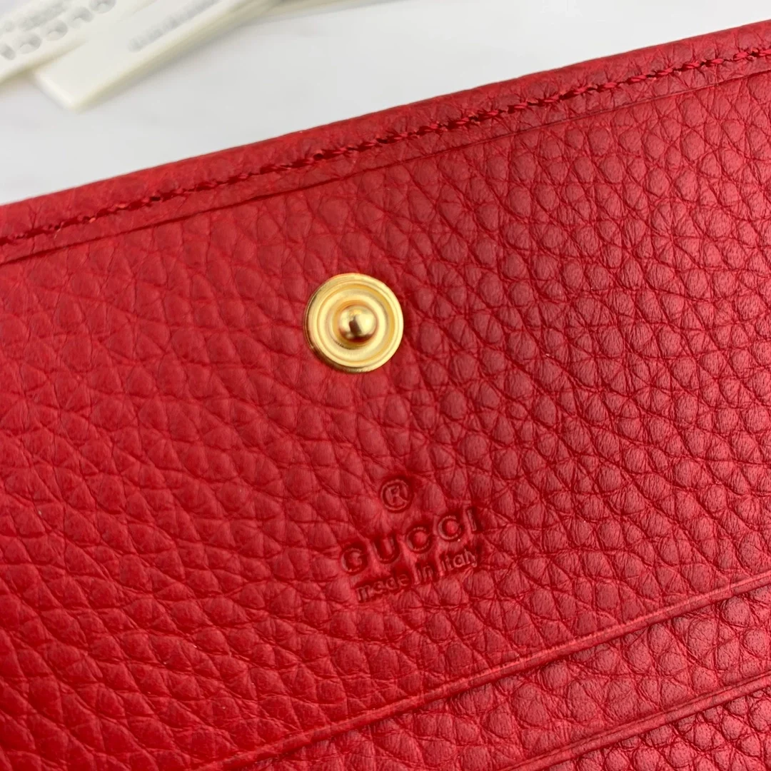 구찌 GG 마몽 가죽 카드케이스