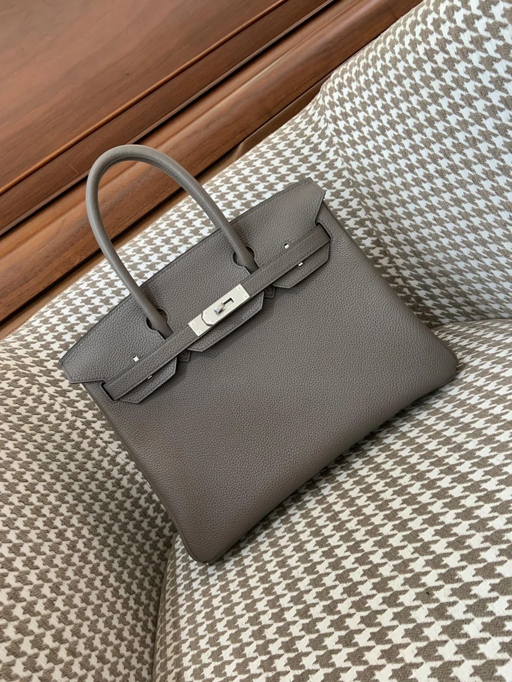 에르메스 버킨 30 르투르네 주석회색 실버 하드웨어 (100% HAND MADE)