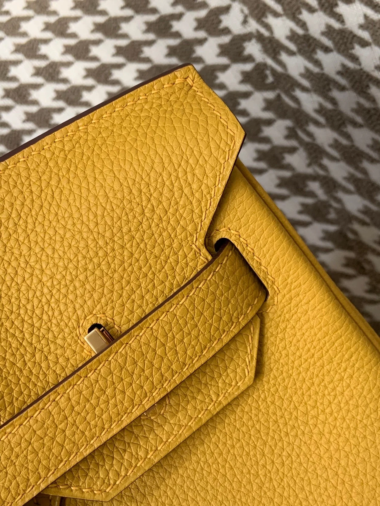 에르메스 버킨 30 르투르네 엠버 옐로우 골드 하드웨어 (100% HAND MADE)