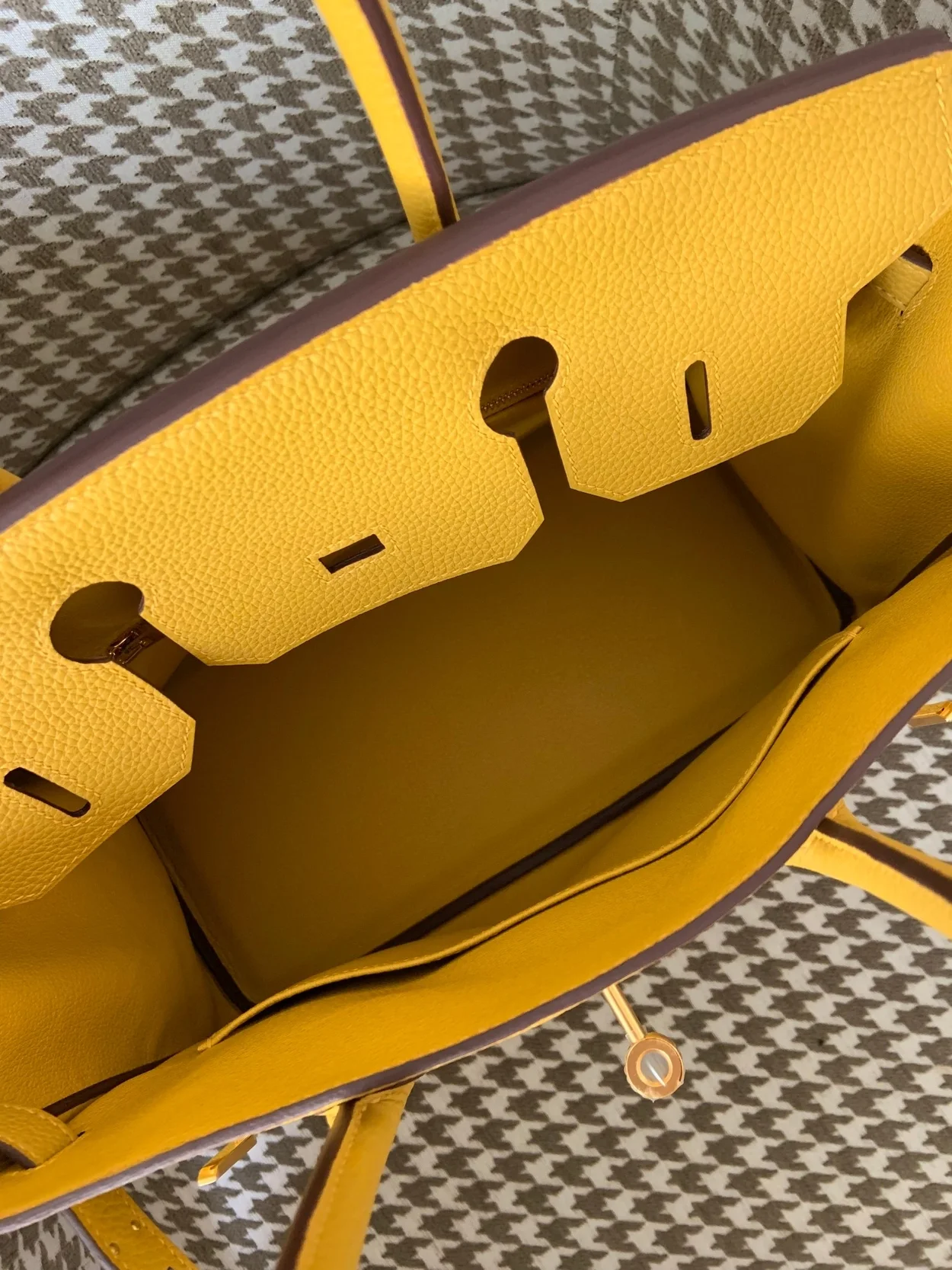 에르메스 버킨 30 르투르네 엠버 옐로우 골드 하드웨어 (100% HAND MADE)