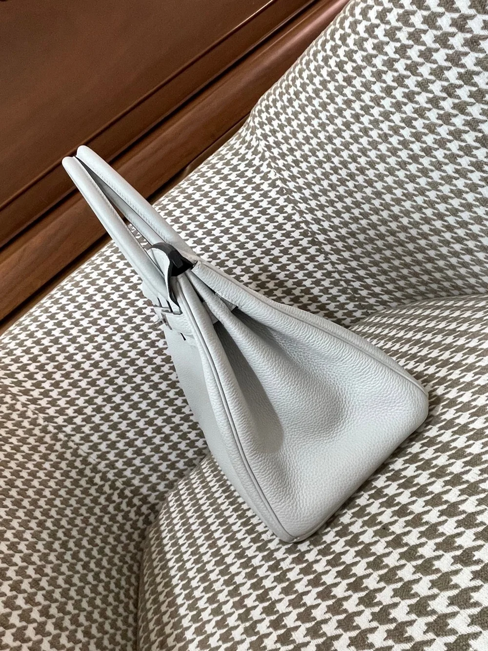 에르메스 버킨 30 르투르네 홀리 그레일 블루 실버 하드웨어 (100% HAND MADE)