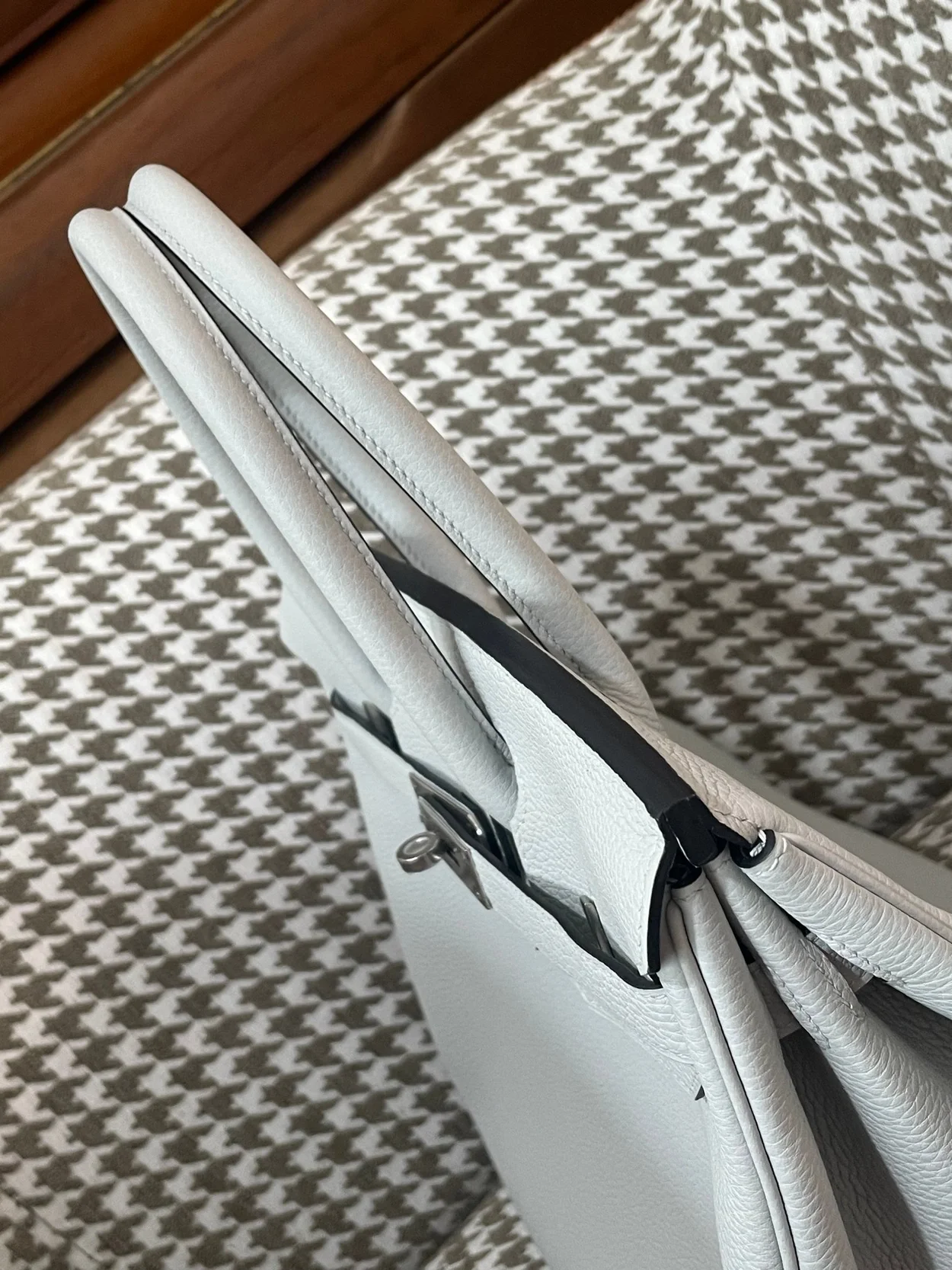 에르메스 버킨 30 르투르네 홀리 그레일 블루 실버 하드웨어 (100% HAND MADE)