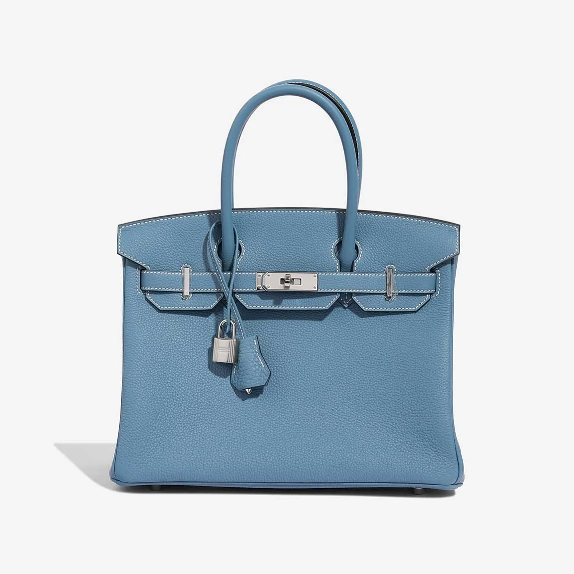 에르메스 버킨 30 르투르네 데님 블루 실버 하드웨어 (100% HAND MADE)