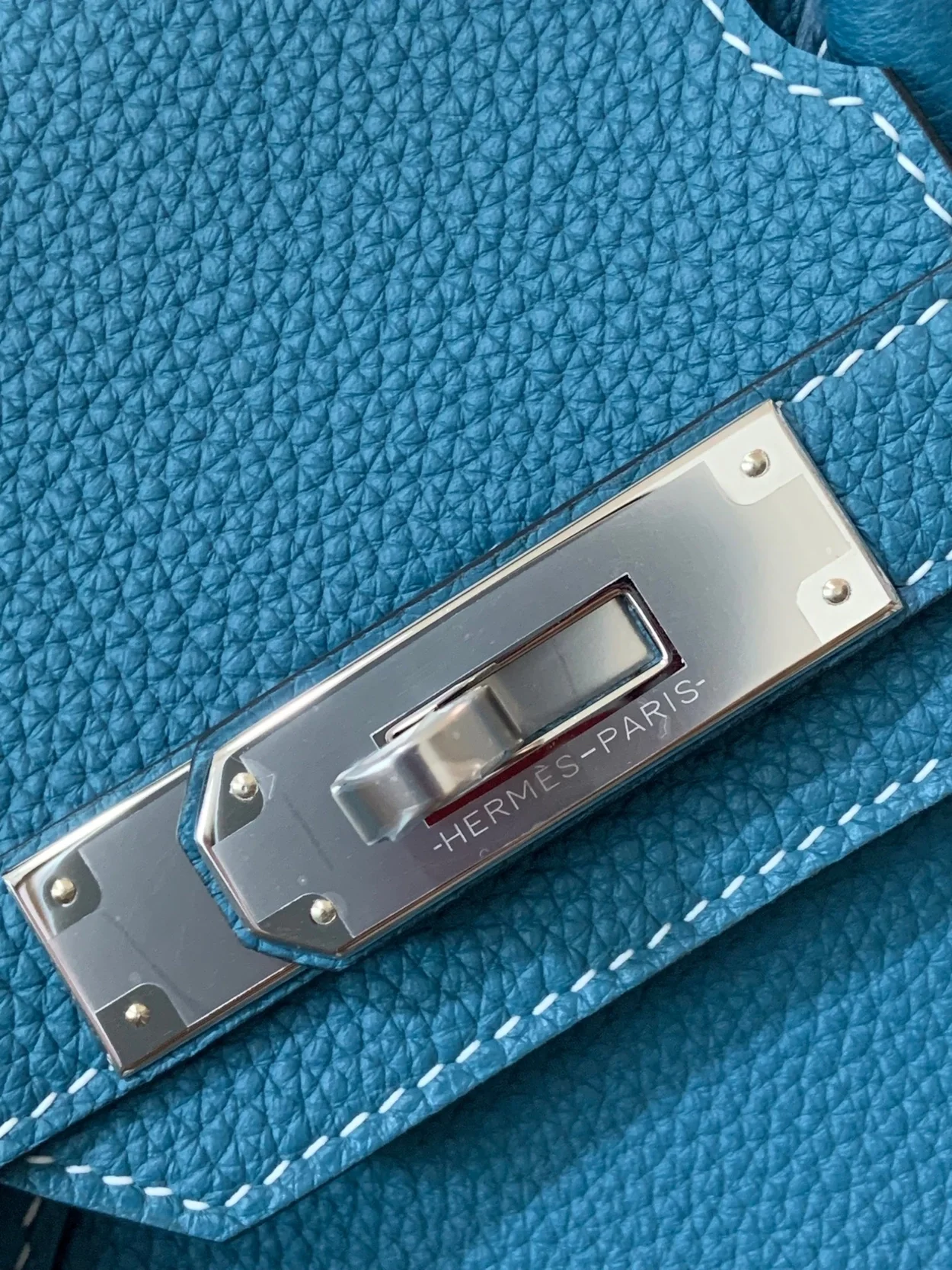 에르메스 버킨 30 르투르네 데님 블루 실버 하드웨어 (100% HAND MADE)