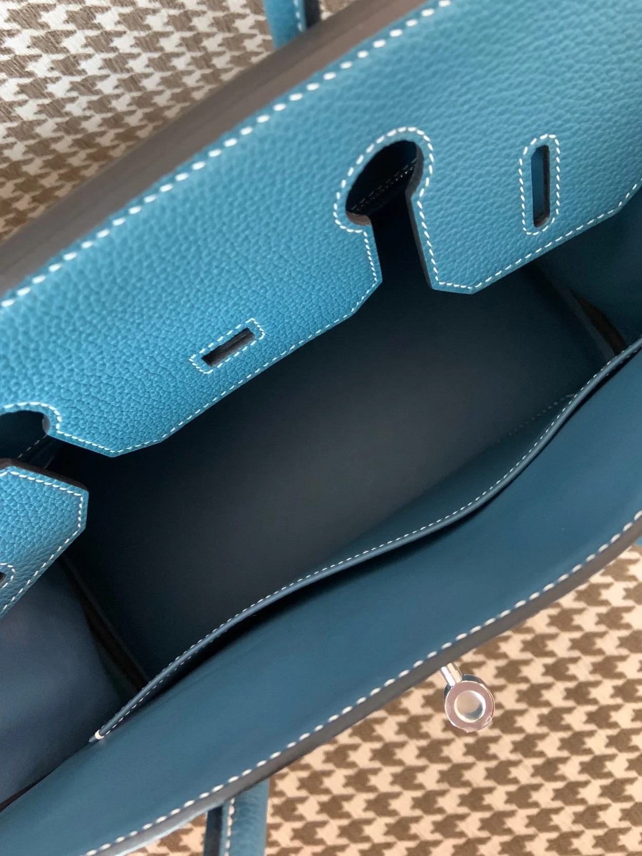 에르메스 버킨 30 르투르네 데님 블루 실버 하드웨어 (100% HAND MADE)