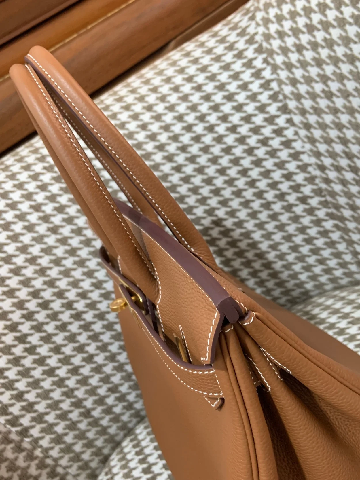 에르메스 버킨 30 르투르네 골드 브라운 골드 하드웨어 (100% HAND MADE)