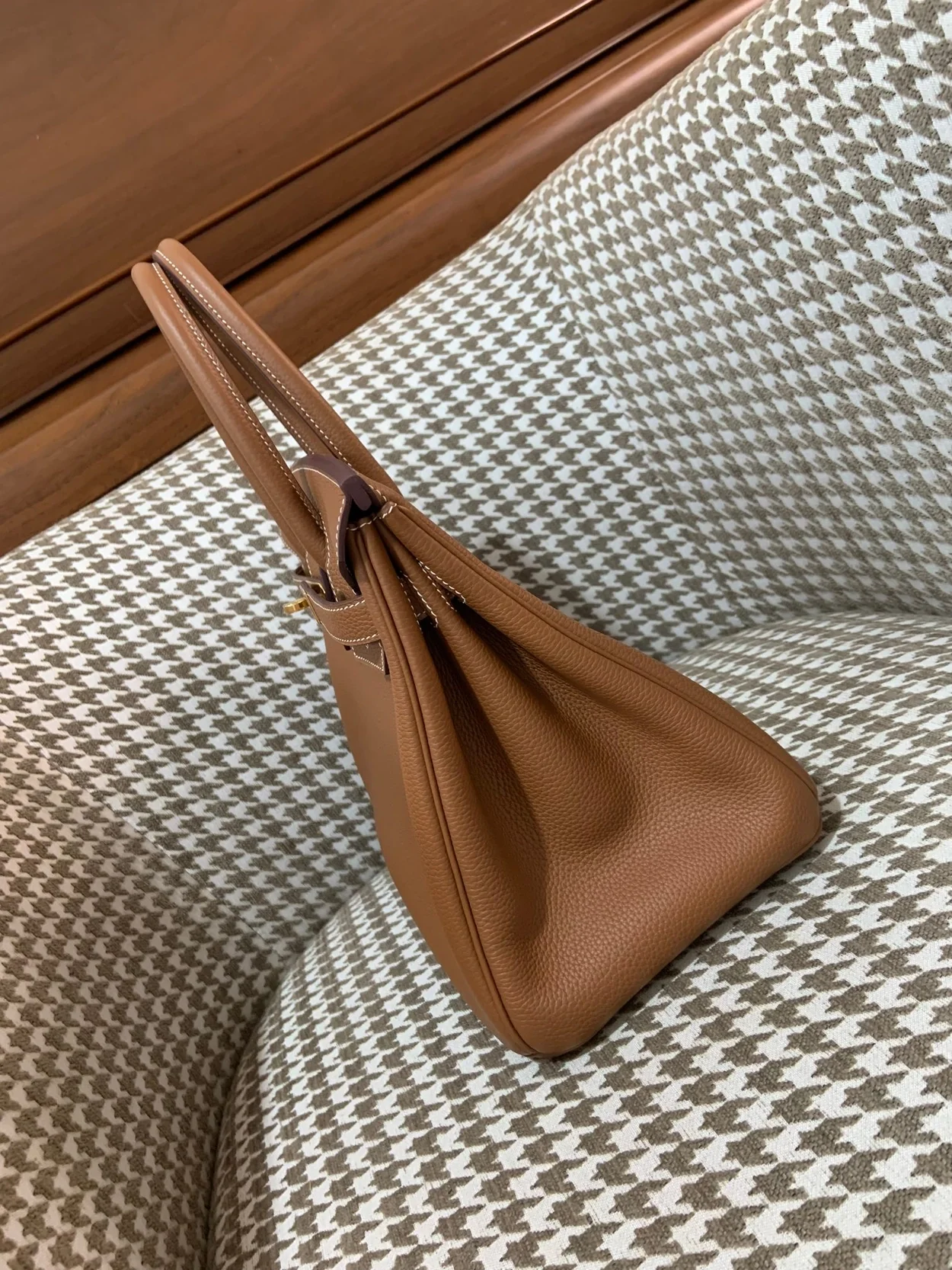 에르메스 버킨 30 르투르네 골드 브라운 골드 하드웨어 (100% HAND MADE)