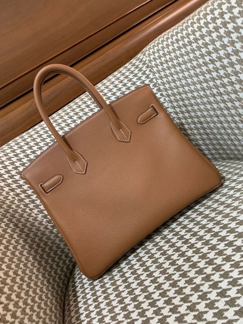 에르메스 버킨 30 르투르네 골드 브라운 골드 하드웨어 (100% HAND MADE)