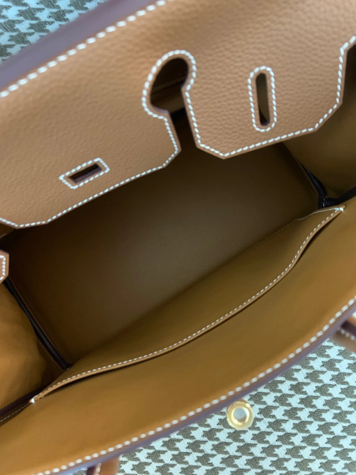 에르메스 버킨 30 르투르네 골드 브라운 골드 하드웨어 (100% HAND MADE)