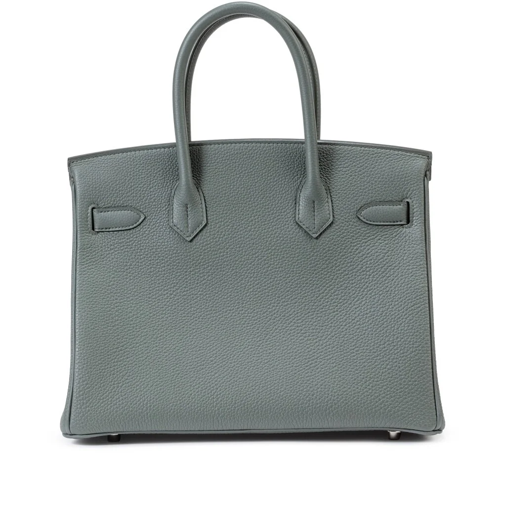 에르메스 버킨 30 르투르네 아몬드 그린 실버 하드웨어 (100% HAND MADE)