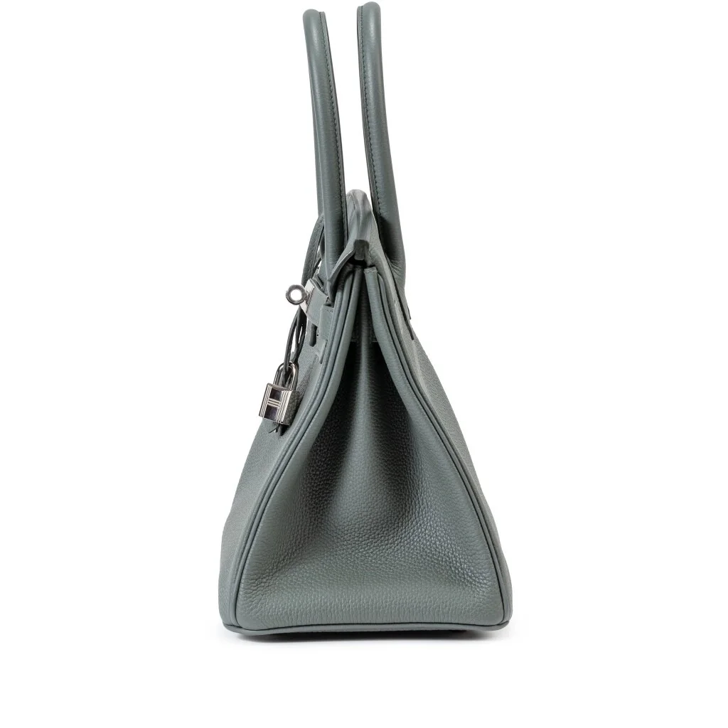 에르메스 버킨 30 르투르네 아몬드 그린 실버 하드웨어 (100% HAND MADE)