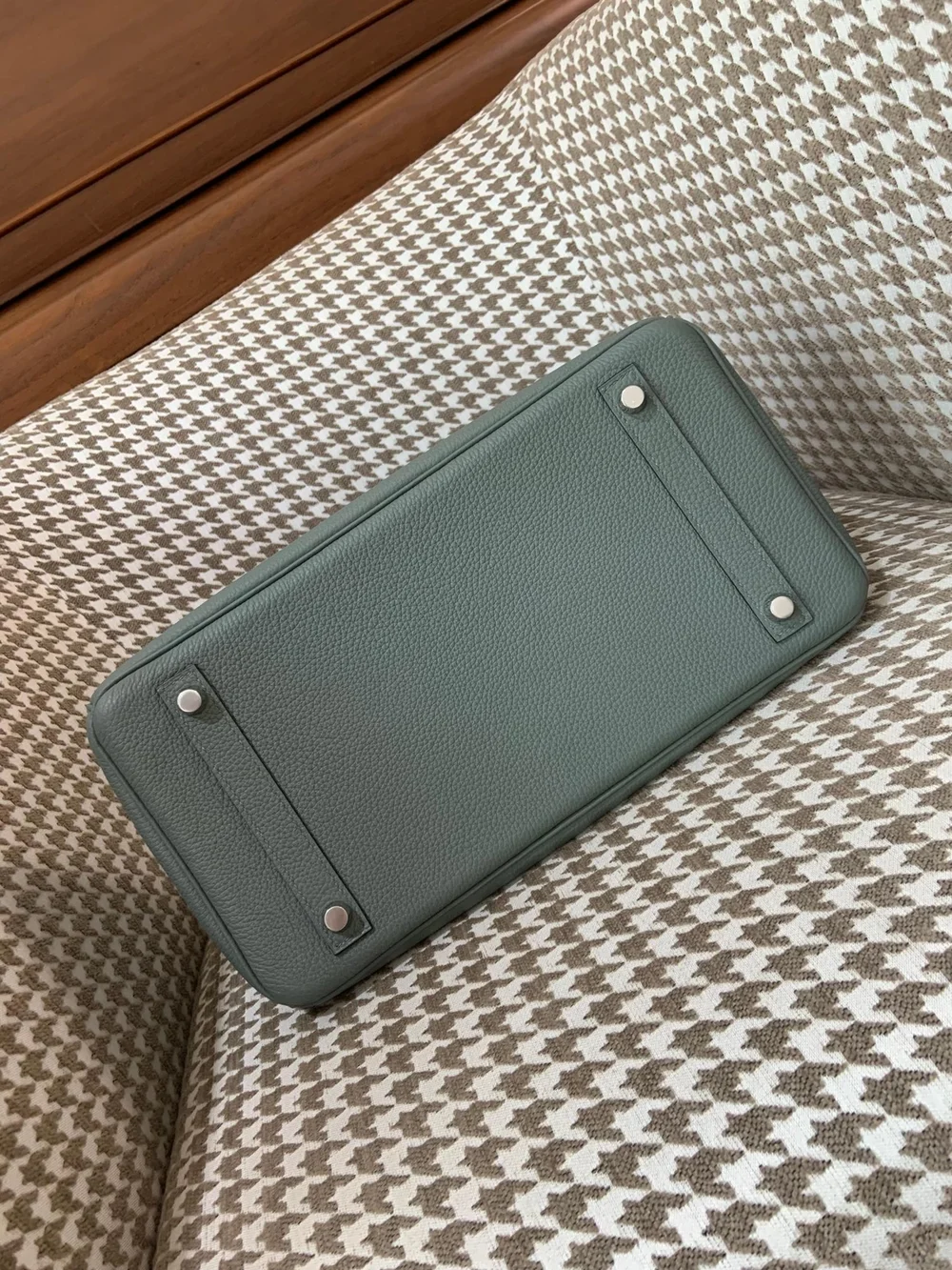 에르메스 버킨 30 르투르네 아몬드 그린 실버 하드웨어 (100% HAND MADE)