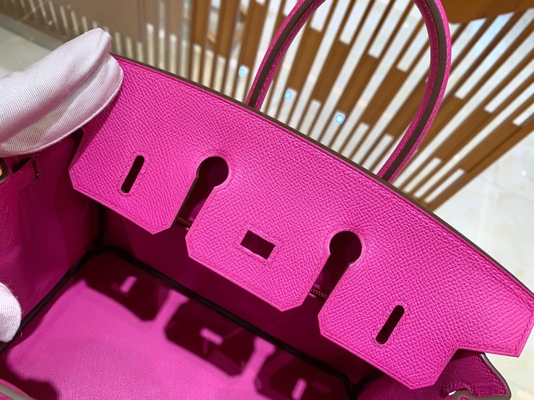 에르메스 버킨 25 르투르네 매그놀리아 핑크 골드 하드웨어 (100% HAND MADE)