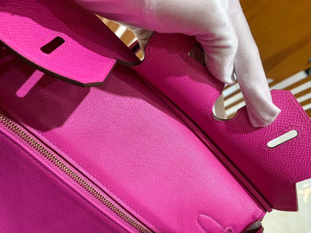에르메스 버킨 25 르투르네 매그놀리아 핑크 골드 하드웨어 (100% HAND MADE)