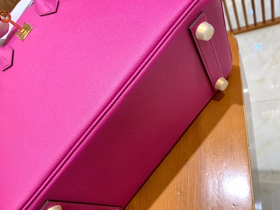 에르메스 버킨 25 르투르네 매그놀리아 핑크 골드 하드웨어 (100% HAND MADE)