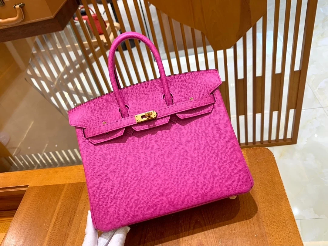 에르메스 버킨 25 르투르네 매그놀리아 핑크 골드 하드웨어 (100% HAND MADE)