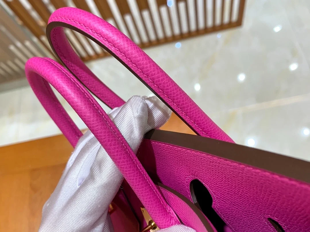 에르메스 버킨 25 르투르네 매그놀리아 핑크 골드 하드웨어 (100% HAND MADE)