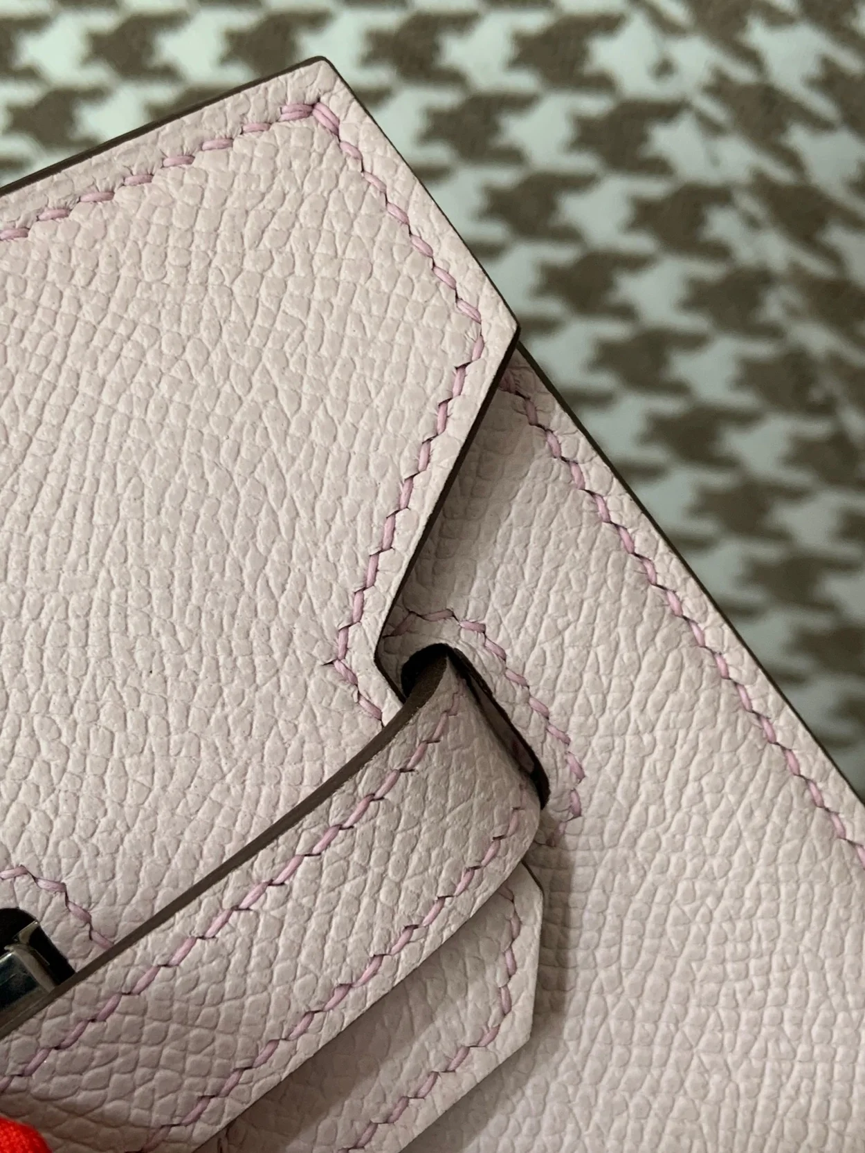 에르메스 버킨 25 셀리에 판타지 핑크 퍼플 실버 하드웨어 (100% HAND MADE)