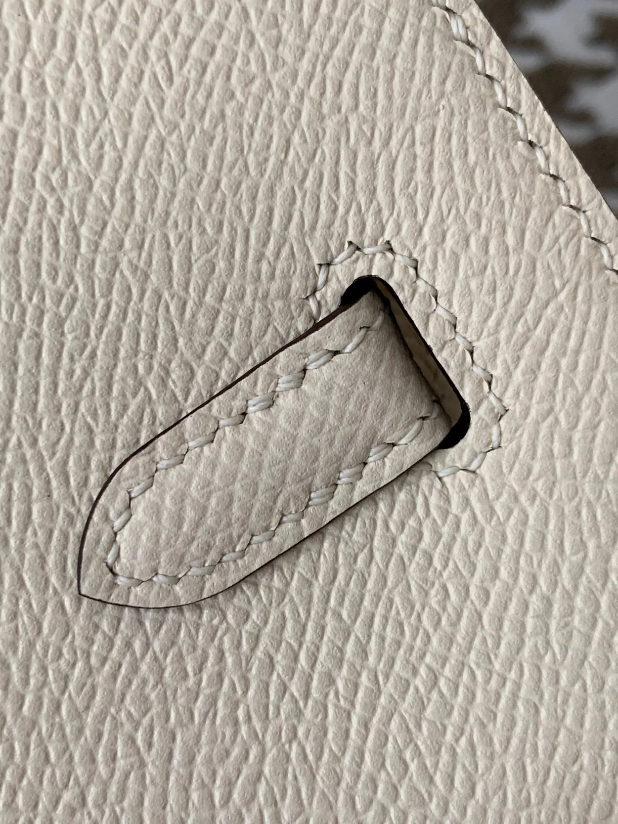 에르메스 버킨 25 셀리에 크림 화이트 골드 하드웨어 (100% HAND MADE)