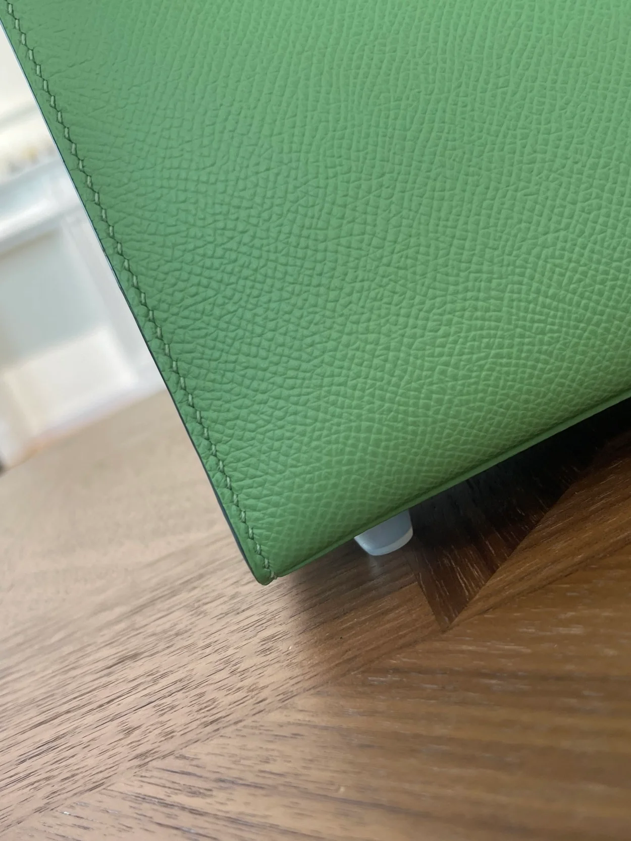 에르메스 버킨 25 셀리에 아보카도 그린 실버 하드웨어 (100% HAND MADE)