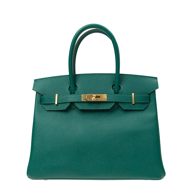 에르메스 버킨 25 르투르네 말라카이트 그린 골드 하드웨어 (100% HAND MADE)