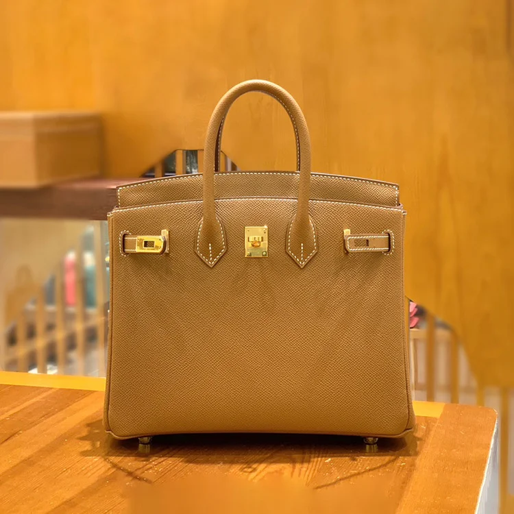 에르메스 버킨 25 르투르네 골드 브라운 골드 하드웨어 (100% HAND MADE)