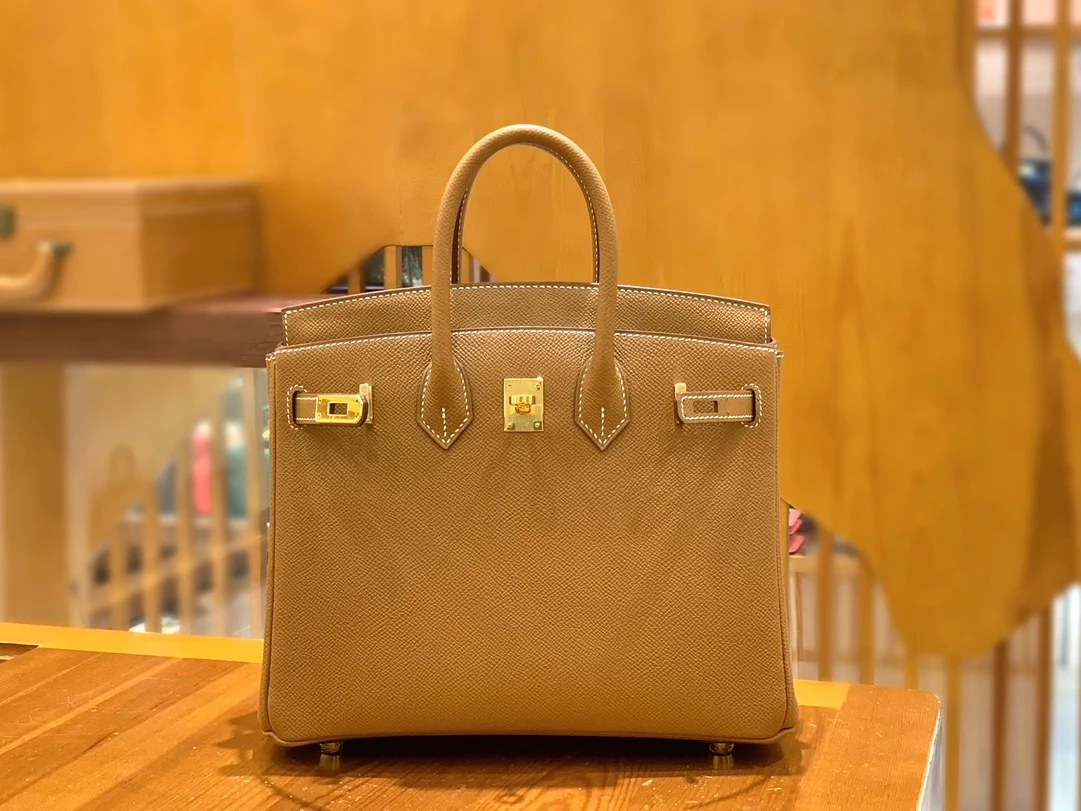 에르메스 버킨 25 르투르네 골드 브라운 골드 하드웨어 (100% HAND MADE)