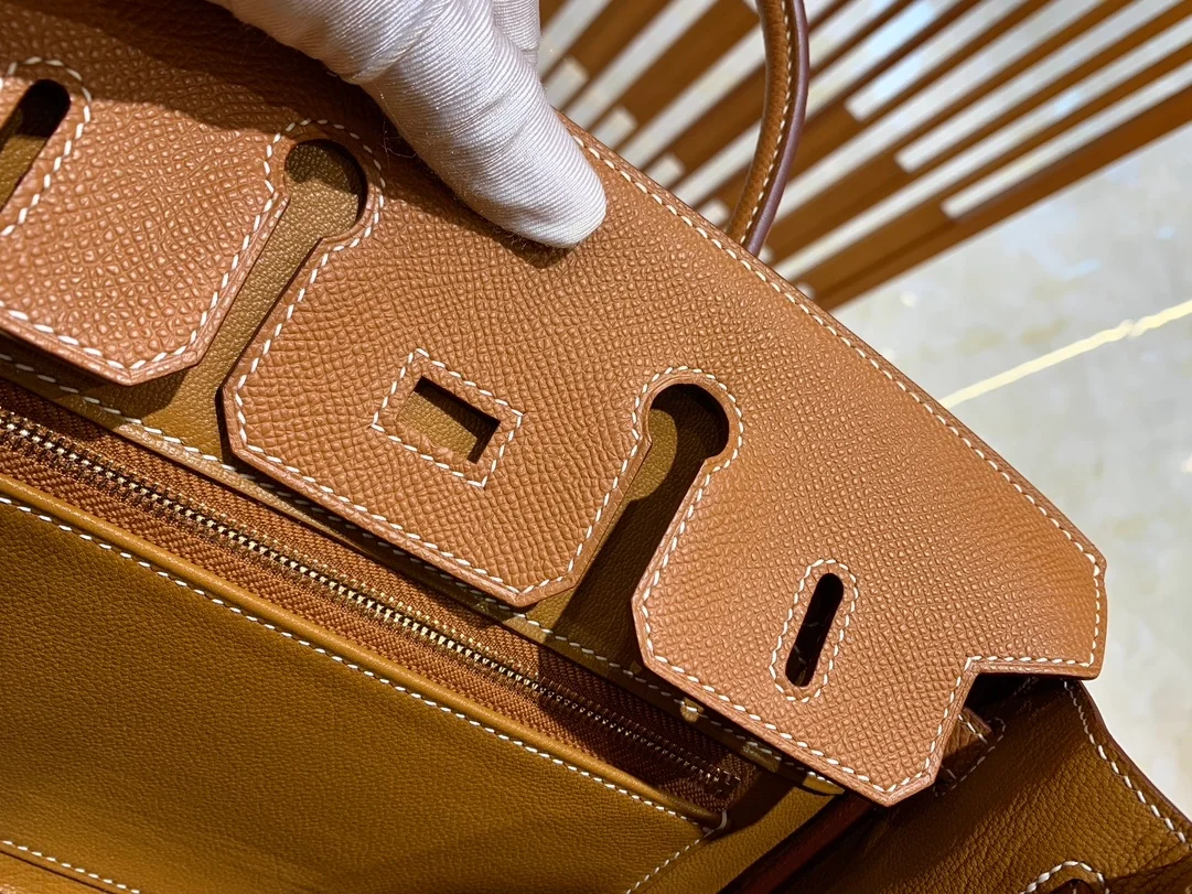 에르메스 버킨 25 르투르네 골드 브라운 골드 하드웨어 (100% HAND MADE)