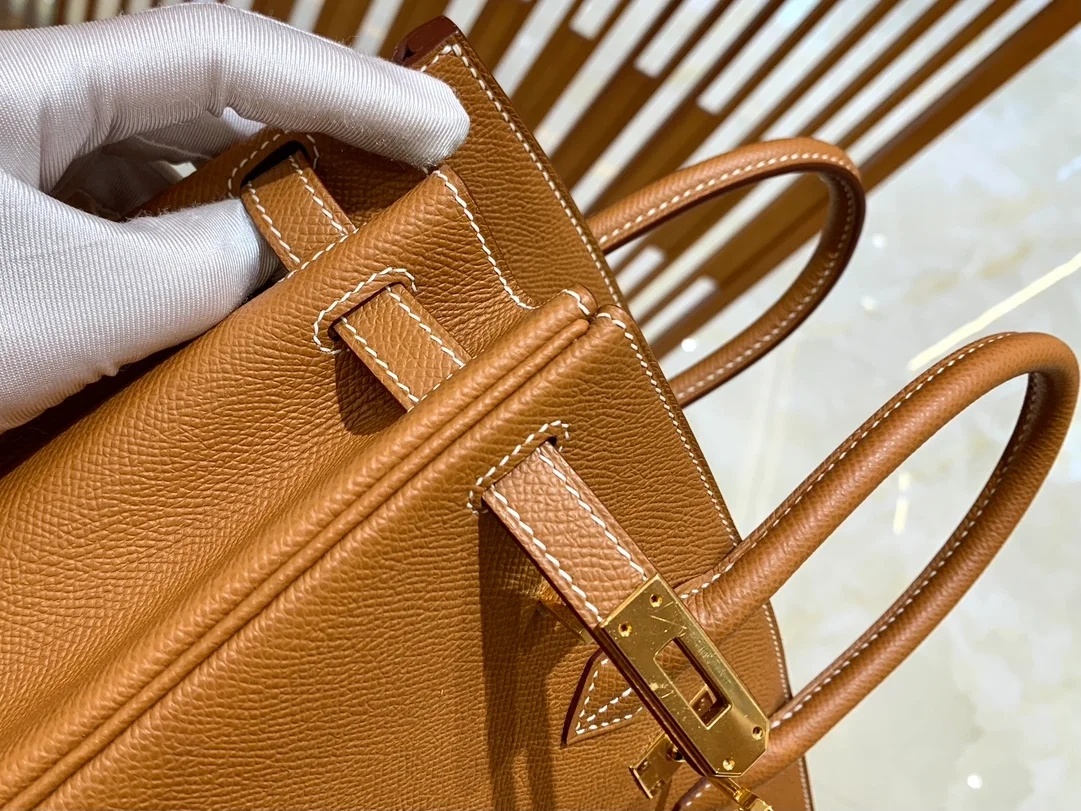 에르메스 버킨 25 르투르네 골드 브라운 골드 하드웨어 (100% HAND MADE)