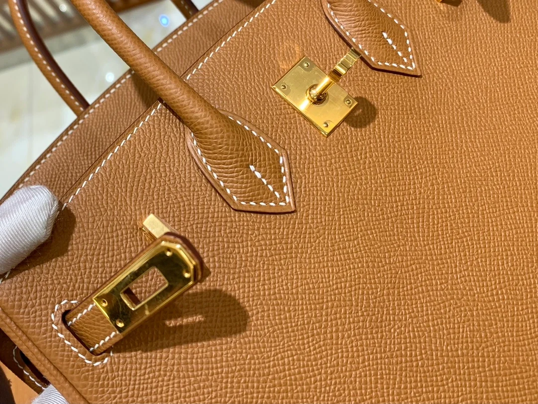 에르메스 버킨 25 르투르네 골드 브라운 골드 하드웨어 (100% HAND MADE)