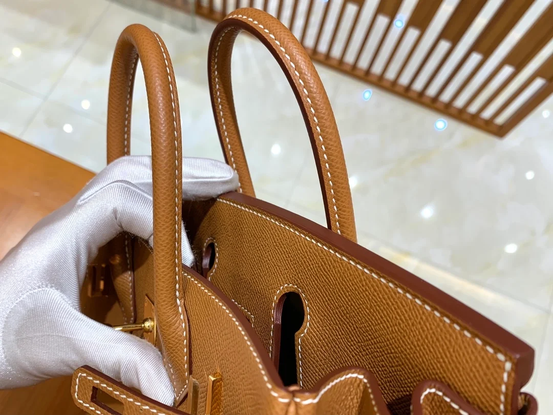 에르메스 버킨 25 르투르네 골드 브라운 골드 하드웨어 (100% HAND MADE)