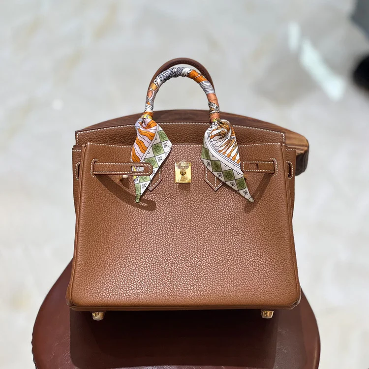 에르메스 버킨 25 르투르네 골든 브라운 골드 하드웨어 (100% HAND MADE)